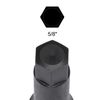 sourcing map 5/8" Impact Hex Bit Socket, 1/2" Square Drive 78mm Length CR-MO SAE Sizes