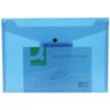 Q-Connect Polypropylene A4 Document Folder - Blue, Pack of 12
