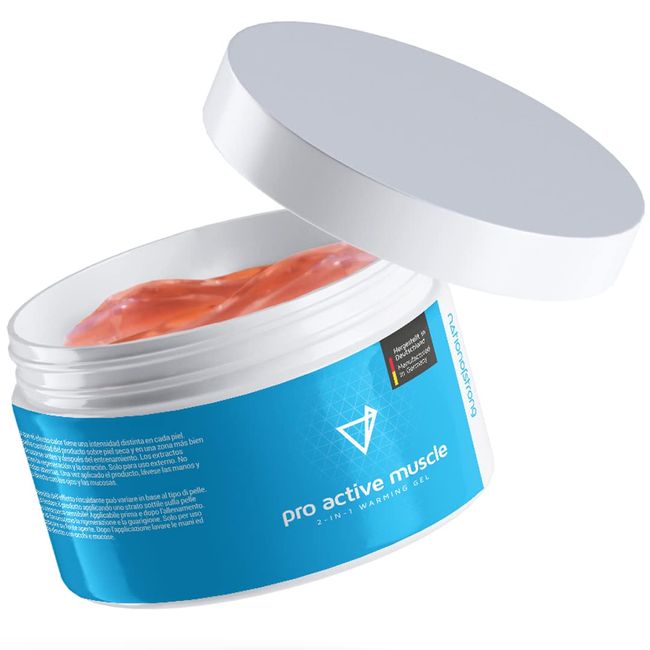 Pro Active Muscle Sportgel Wärmesalbe Extra Stark - Effektive Natürliches Wärmende Salbe für von Gelenkschmerzen, Rückenschmerzen & Muskelkater - Vielseitige 225 ml Sportcreme für Jeden Schmerz