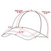 Funky Junque Cute Womens Camo Baseball Cap Adjustable Distressed Mesh Trucker Hat Vintage Washed Cotton One Size - Camo