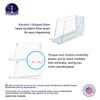 Lip Balm Dispenser Stackable Clear Acrylic Perfume Roller Storage