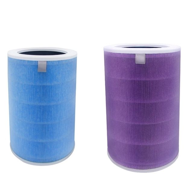 Dehumidifier Humidifier Air Purifier Filter Compatible Xiaomi HEPA Air Purifier Filter Replacement Active PM2.5 Formaldehyde Resistant B, 01 Blue Purple