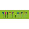 Colourworks Multi Fish Slice / Slotted Turner, Silicone, Blueberry, 28 cm