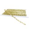 Flat Metallic Round Sequin Threaded Trim - Gold 5mm x 10m