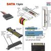 CY Slim Type Mini Pci-e mSATA SSD to 2.5" SATA 3.0 22pin HDD Adapter Hard Disk PCBA