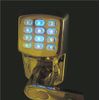 Electronic Keyless Door Lock - Bright Brass (Right Hinged Doors Only) Battery