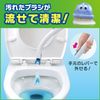 Flushable Toilet Brush, Scrub & Flush
