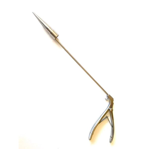 McGivney Hemorrhoidal Ligator, Improved, w/ Loading Cone, Offset Handle, 8"