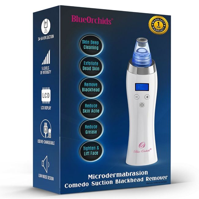 Blackhead Remover, Vacuum Suction Facial Pore Cleanser, Acne & Comedones cleaner