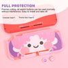 DLseego Protective Case Compatible with Switch Lite,Soft Slim Protective Cover Shell with Thumb Grip Caps,Shockproof Protective Shell for Switch Lite,Cute Girl