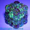 Nebula 12mm d6 Red/Silver Luminary Dice Block (36 dice)