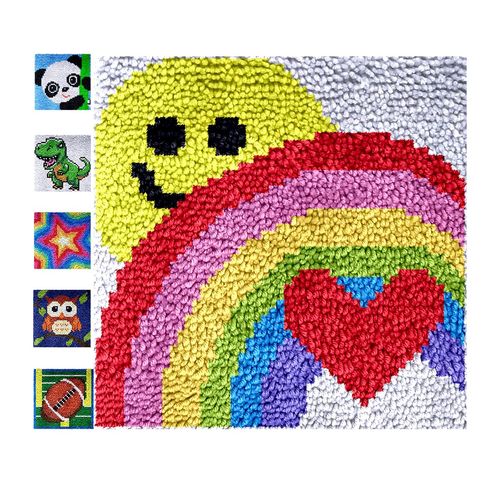 Puzamen Latch Hook Kits for Kids Adults Beginners, Small Latch Hook Kit for Girls and Boys