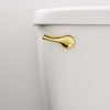 Qualihome Toilet Handle Replacement (Brass Polished, Front Mount)