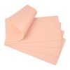 Benbilry Blank Tattoo Practice Skin, 10.7 x 6" 2MM Thick Double Sides Tattooing Eyebrow Practice Skin Large Size 5 Sheets for Beginners and Experienced Tattoo Artists