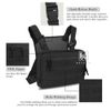 KRYDEX Tactical Chest Bag Chest Rig Recon Front MOLLE Pack Large Capacity Black