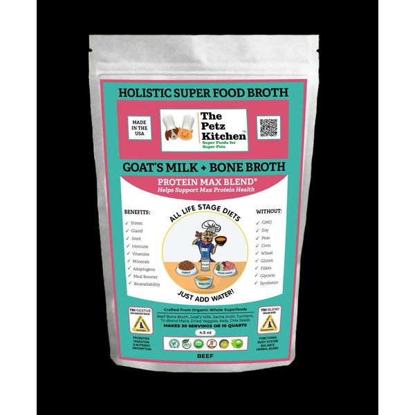 Goats Milk & Bone Broth Protein Max Blend Stress, Gland,