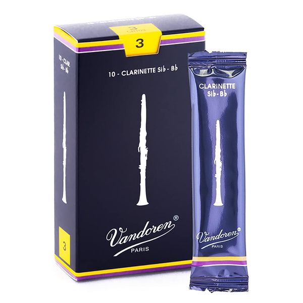 Vandoren B♭ Traditional Clarinet Reeds (Pack of 10)