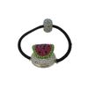 Glitter Ball Hair Rubber Golf Marker Pedestal