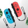 DLseego Wrist Strap Compatible with Switch Joy-Con Controller, 1 Pair Gamepad Handle Lock with 2 Cute Joystick Caps for Switch/Switch OLED Console, Black