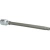 BRILLIANT TOOLS BT022893 1/2 Inch Hex Socket Bit Socket, 200 mm Long, 8 mm [Powered by KS Tools]