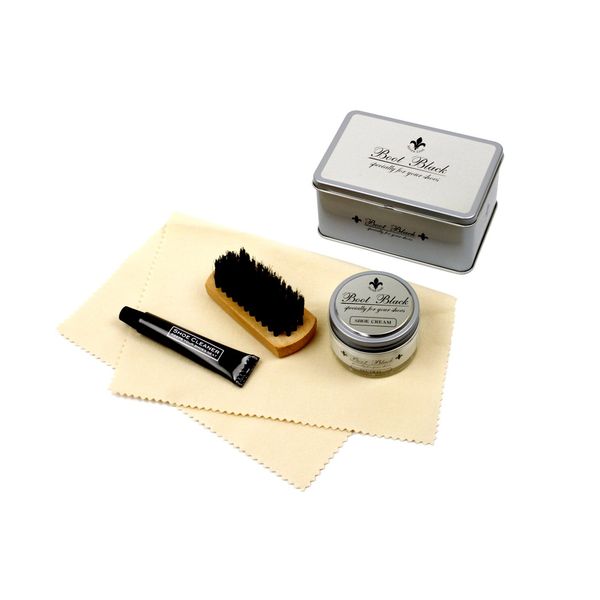 Columbus Boot Black Silver Line Mojito Shoe Polish Set