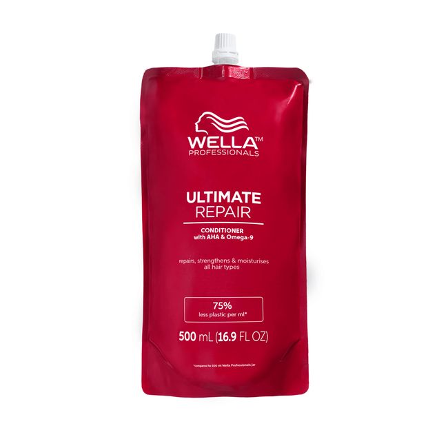 Wella Professionals ULTIMATE REPAIR Conditioner, Deep Nourishing Conditioner for Damaged Hair, 16.9oz Refill Pouch