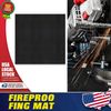 MGT Square Fire Pit Mat Fireproof Mat 67" x 60" Fire Pit Pad 982°F Heat Proof