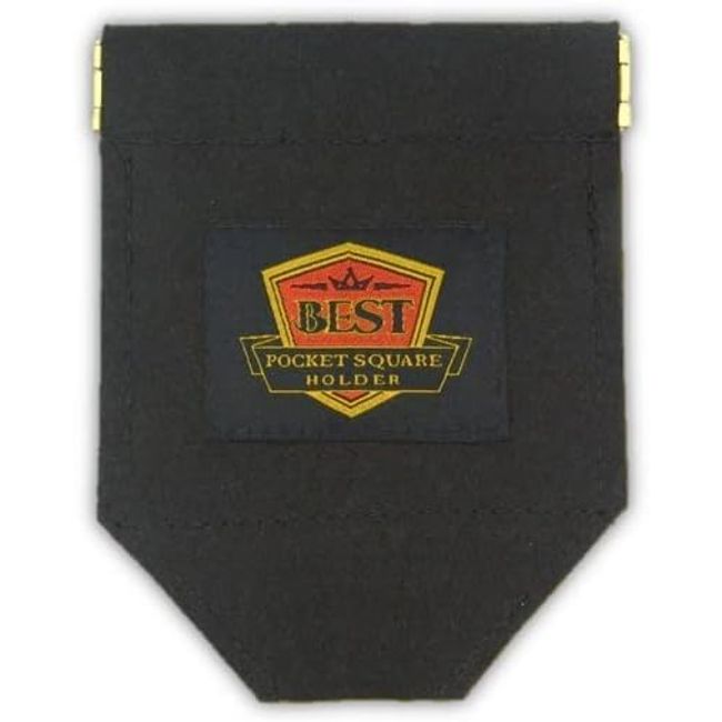 Best Pocket Square Holder, Black, Size One Size (Black)