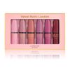6 Colors Matte Lipstick Set Petansy Long Lasting Waterproof Velvet Lipstick Kit Velvet Smooth Lipstick Gift Set with Gift Box