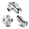 1/2" 2-way 3-way Diverter Adapter Shower Head Shower Arm Valve Bracket