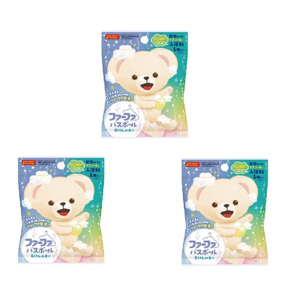 Fafa Bath Ball 2.6 oz (75 g) Soap Scented with Mascot x 3