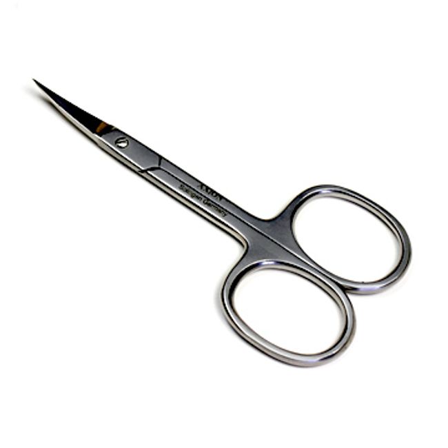 Solingen (Germany) AXiON<br> Eyebrow/cuticle scissors (curved tip/extra fine)<br> No.641#slg008990