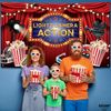 Lights Camera Action ポップコーン 映画ウォールポスター