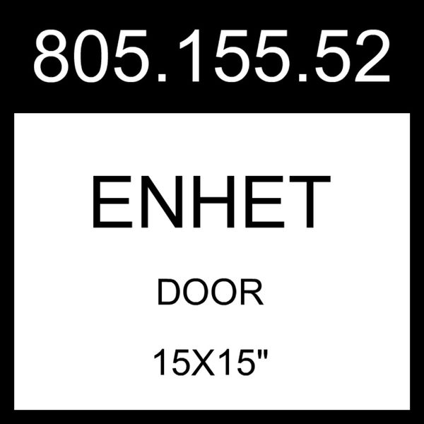 IKEA ENHET Door Gray Frame 2 Pack 15x15" 805.155.52