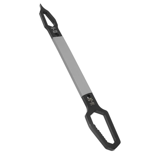 Universal Wrench, Monkey Wrench, Double End Spanner, Labor Saving, Thin, Lightweight, Work Tool, Car Repair (Silver)