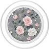 Pink Flowers Gray Leaves PopSockets PopGrip for MagSafe