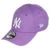 New Era MLB Cap Adjustable Basecap 9forty Baseball Cap NY LA Rear Logo, purple