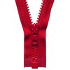 YKK Open Ended Zip, vislon, No. 519 Red, 76 cm Length