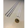White 8mm Sliding Door Track (8' 244cm Long)