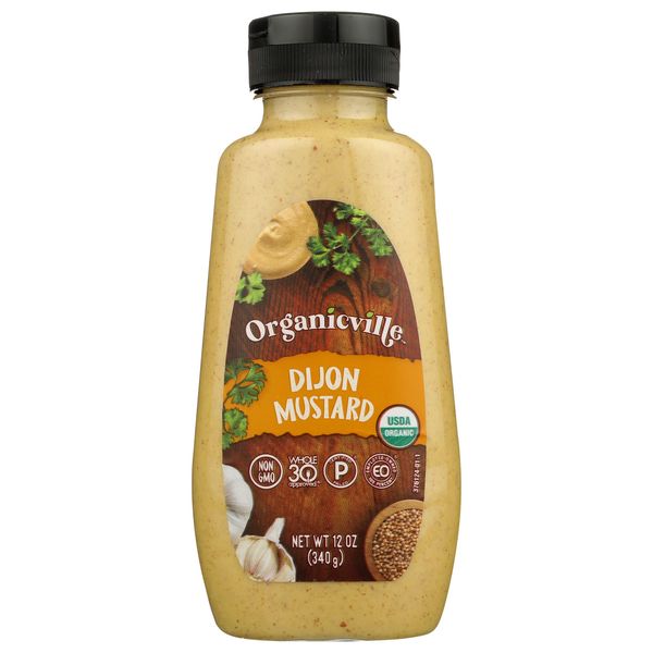 OrganicVille Dijon Mustard, 12 Ounce - 12 per case.