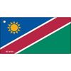 Namibia Flag Novelty Aluminum Key Chain KC-4104