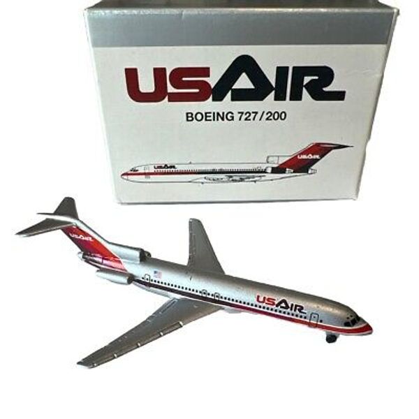 Schabak USAir Boeing 727/200 1:600 Scale Diecast Model Aircraft Plane 906/200