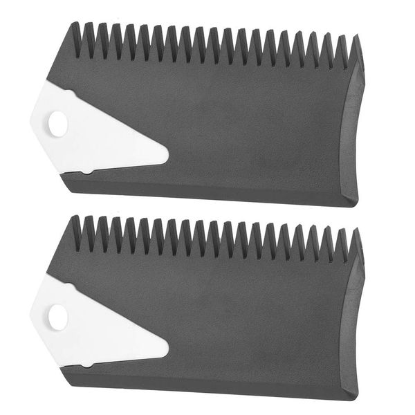 Alomejor Surfboard Wax Comb 2Pcs PVC Surfboard Surfing Wax Comb Remover Cleaner Remover Maintenance Tool for Surf Board Skimboard Longboard Surfing Maintenance