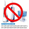 3 Pcs Replacement Heads for Waterpik Water Flossers Other Brand Oral Irrigators,Replacement Tips for Waterpik Water Flosser(Blue Purple Green)