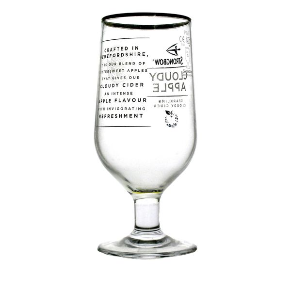 Strongbow Cloudy Cider Chalice Pint Glass. CE Marked - New