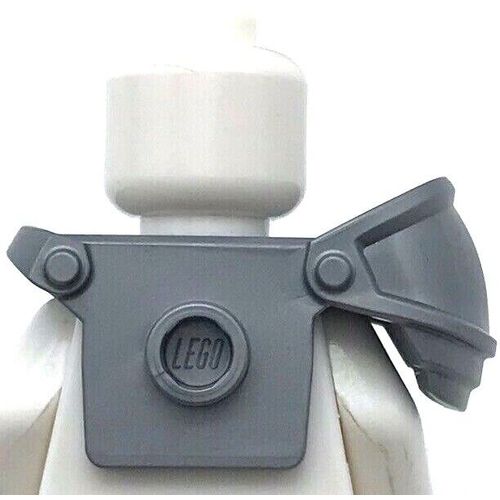 Lego New Minifigure Flat Silver Minifigure Armor Large Round Shoulder Pad