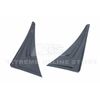 Front Rear Splash Mud Flaps Fits 16-Up Camaro TEXTURE BLACK GM Extended Guards 