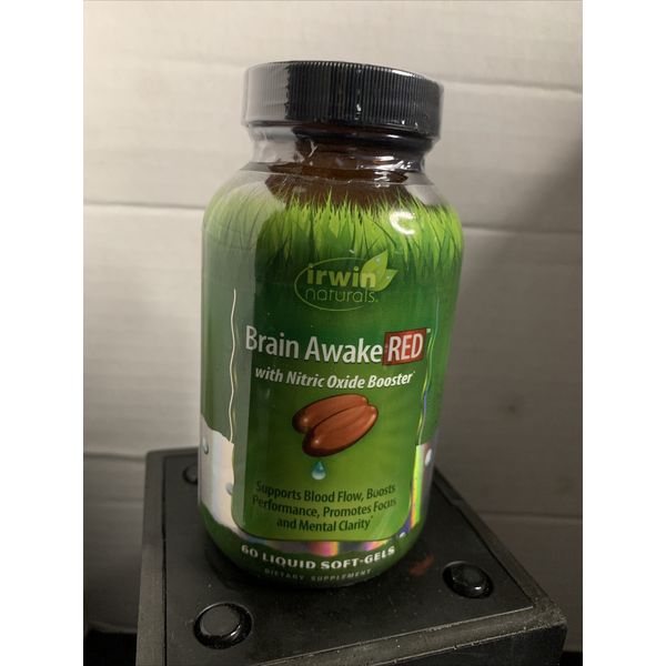 Irwin Naturals Brain Awake Red 60 Soft Gel
