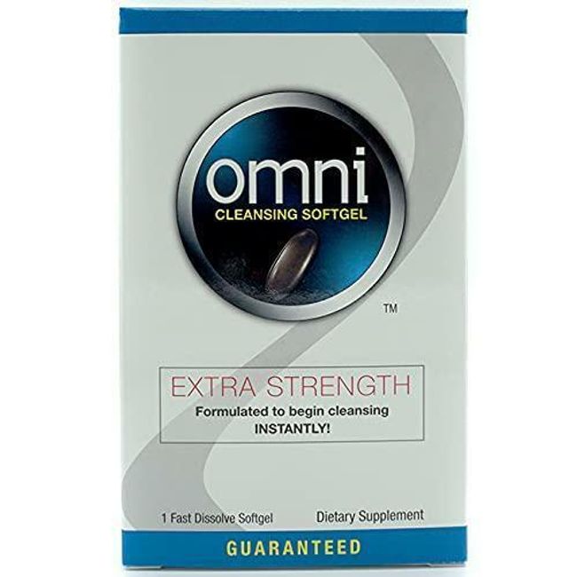 Omni Cleansing Softgel - Extra Strength Cleansing Immediately, 1 Fast Dissolve