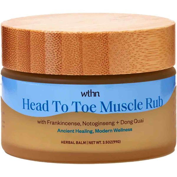 WTHN Head to Toe Muscle Rub Yellow, One Size